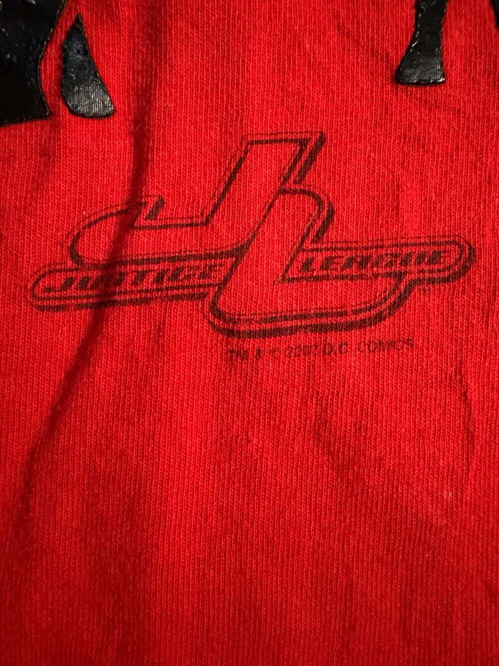Vintage 2002 Justice League Animated Series Red Graphic T-Shirt XL - Picture 3 of 7